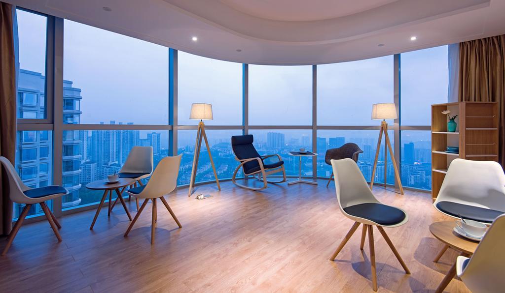 Shenton Palm Springs Chongqing Serviced Residence Bagian luar foto